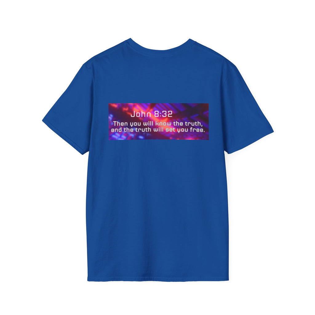 Truth Matters Brand T‑Shirt — Christian Faith Tee with Bible verse on back
