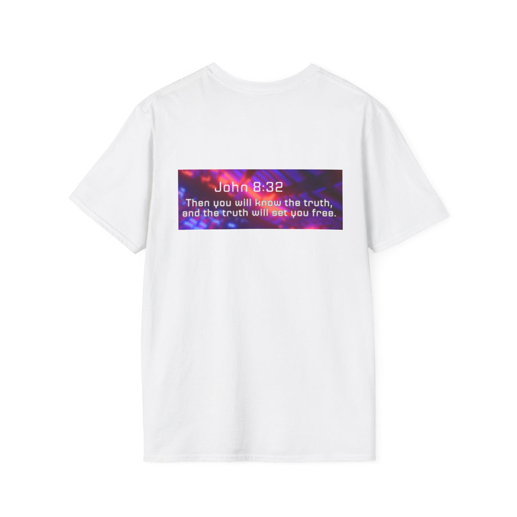 Truth Matters Brand T‑Shirt — Christian Faith Tee with Bible verse on back