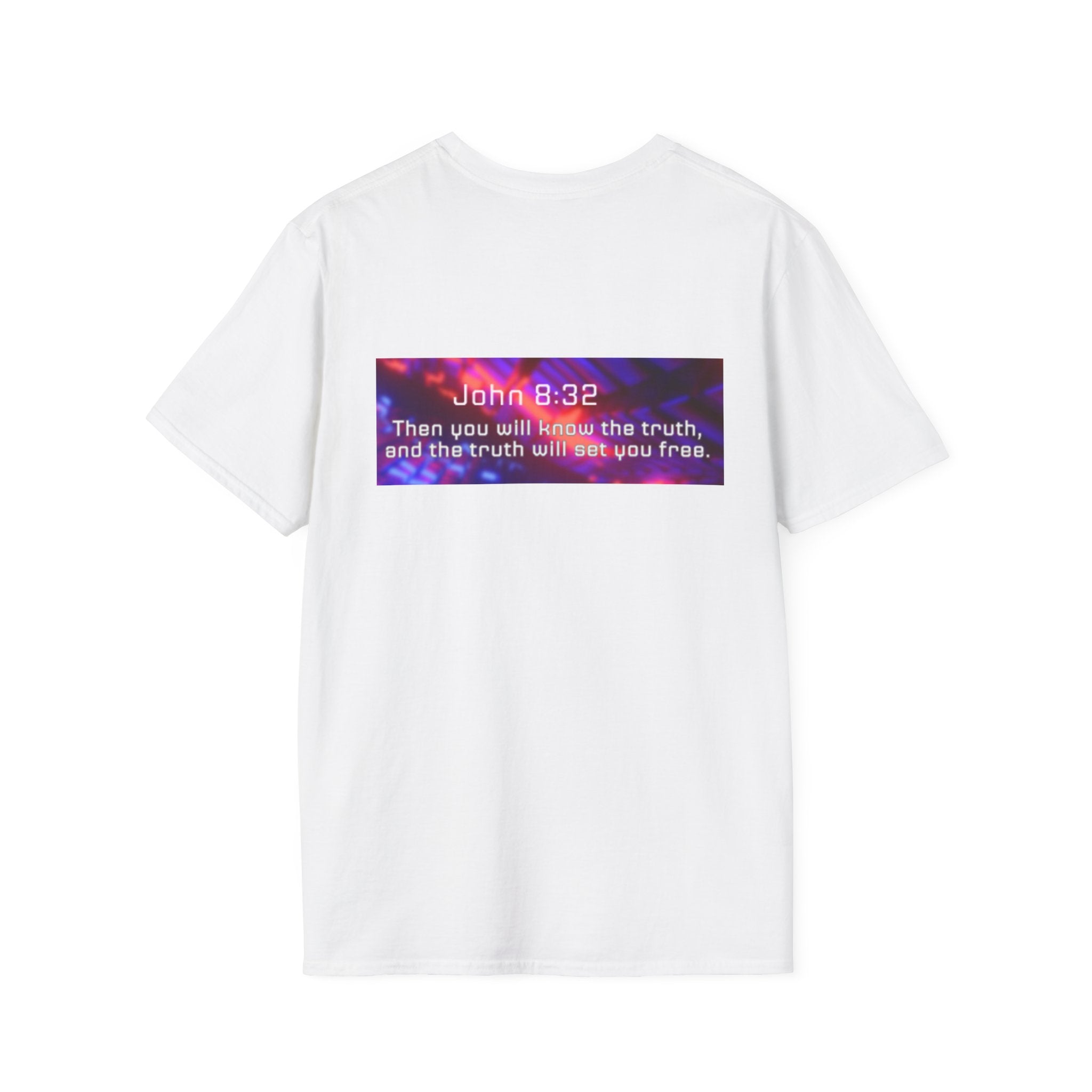 Truth Matters Brand T‑Shirt — Christian Faith Tee with Bible verse on back