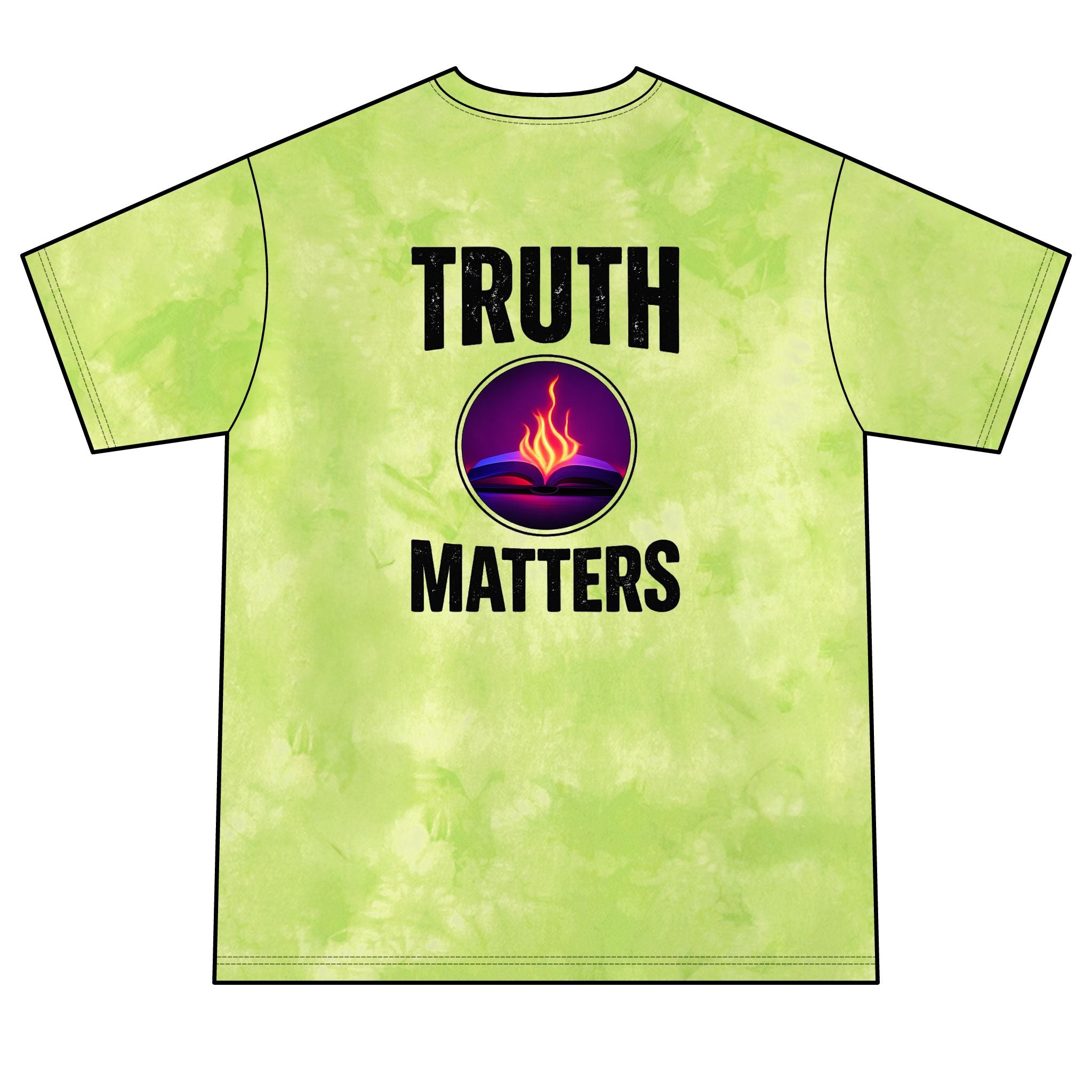 The Way Tie-Dye Tee — John 14:6 Christian Scripture Shirt