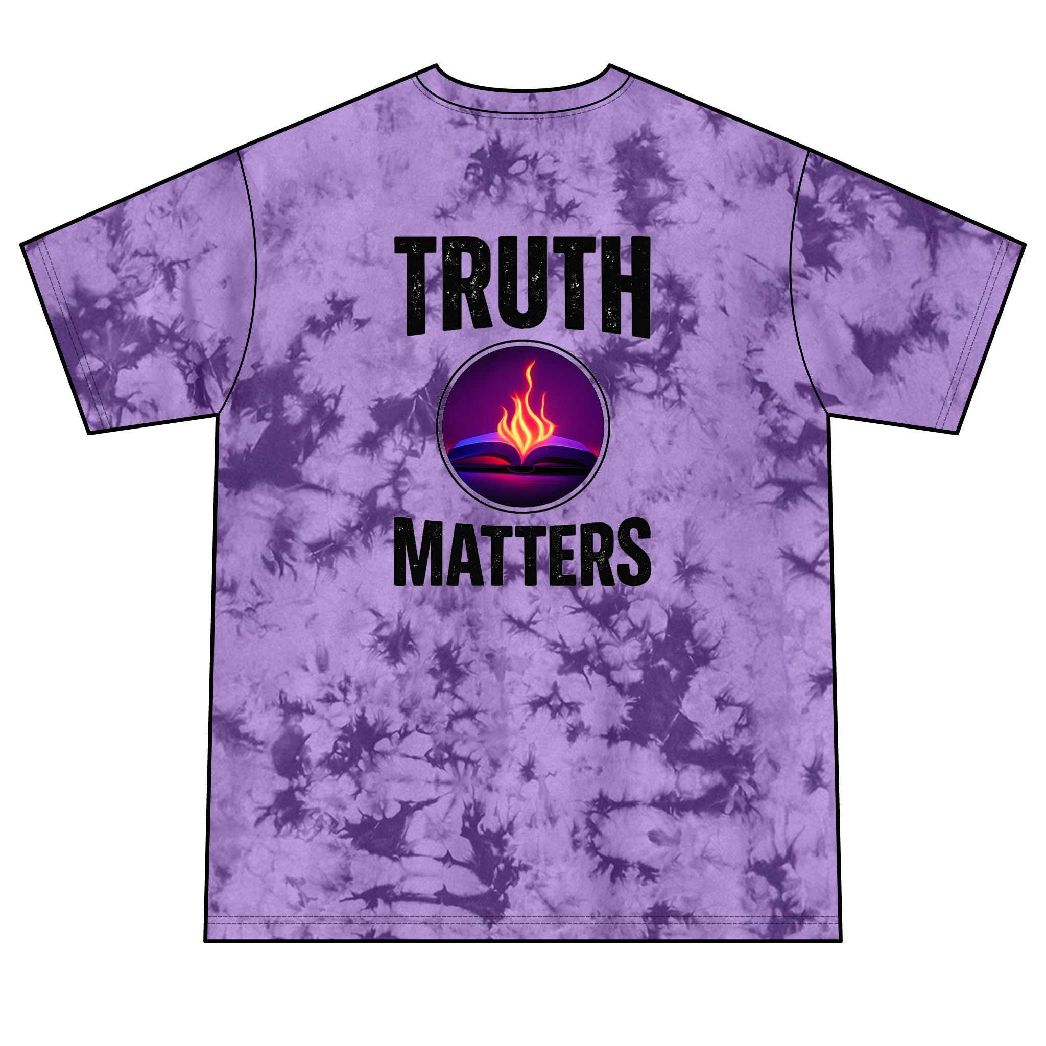 The Way Tie-Dye Tee — John 14:6 Christian Scripture Shirt