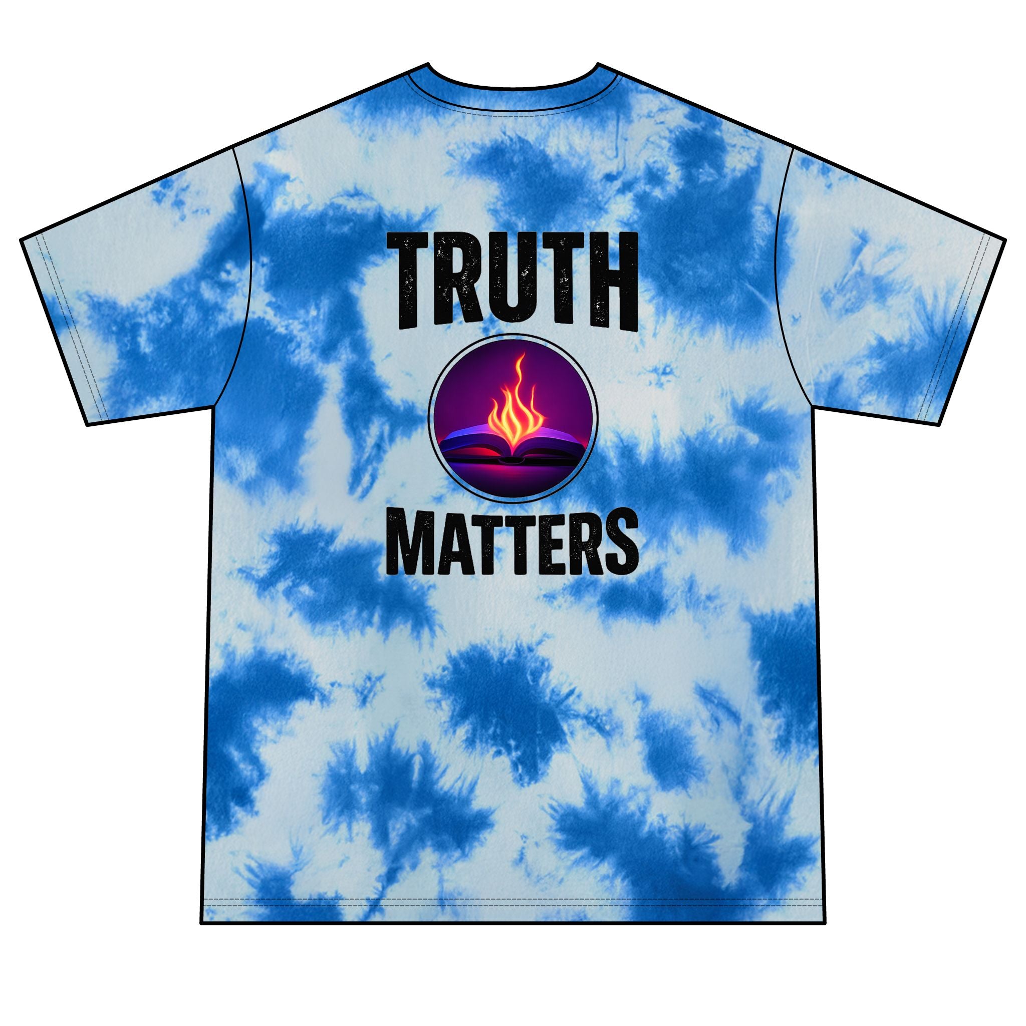 The Way Tie-Dye Tee — John 14:6 Christian Scripture Shirt