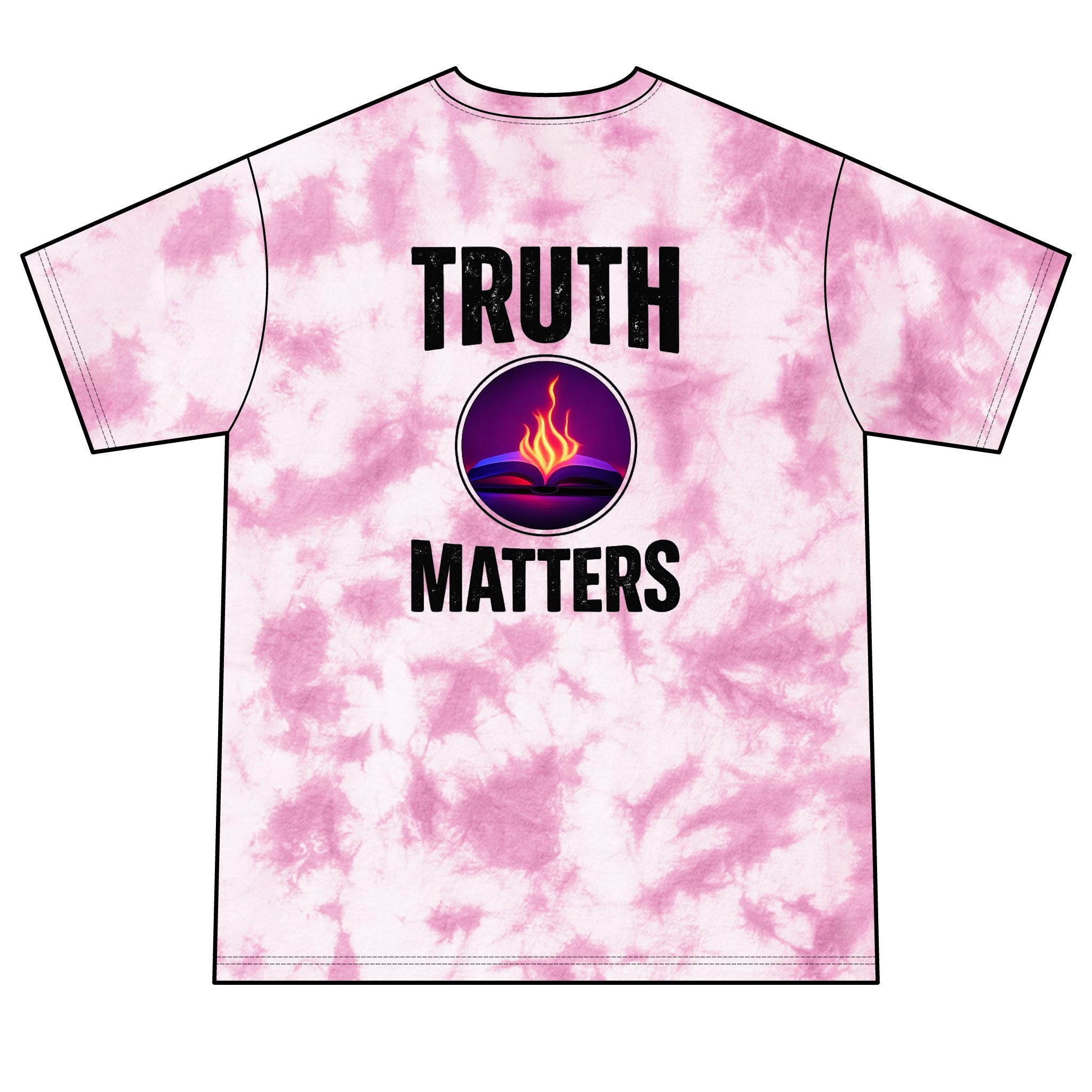 The Way Tie-Dye Tee — John 14:6 Christian Scripture Shirt