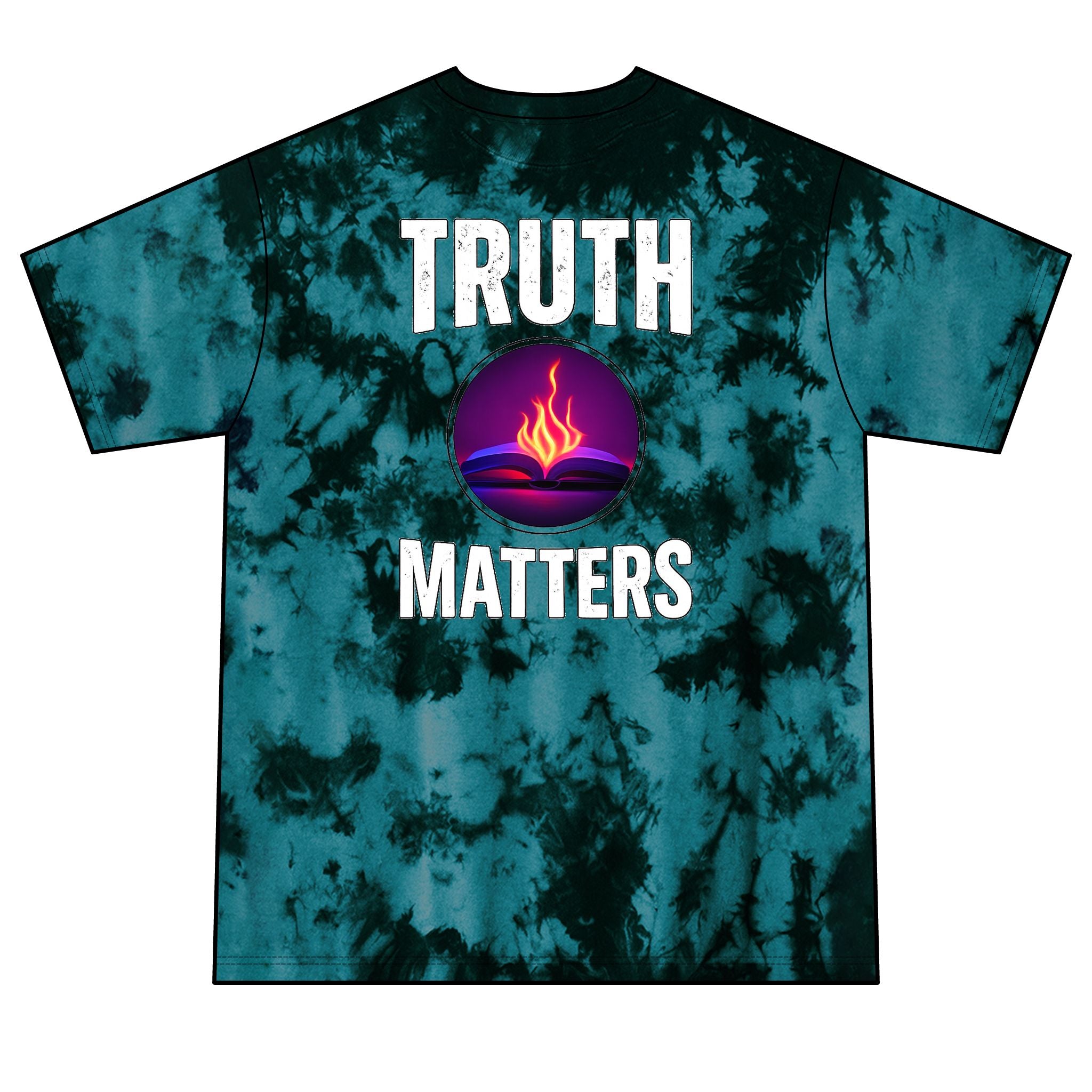 The Way Tie-Dye Tee — John 14:6 Christian Scripture Shirt