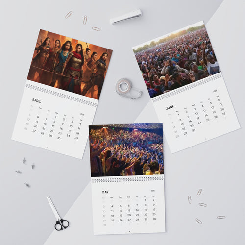 2026 Revival NOW! Worship Wall Calendar — Monthly Faith & Prayer Photos