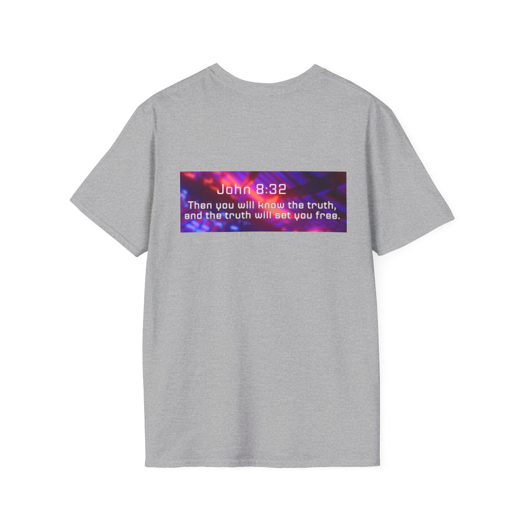 Truth Matters Brand T‑Shirt — Christian Faith Tee with Bible verse on back