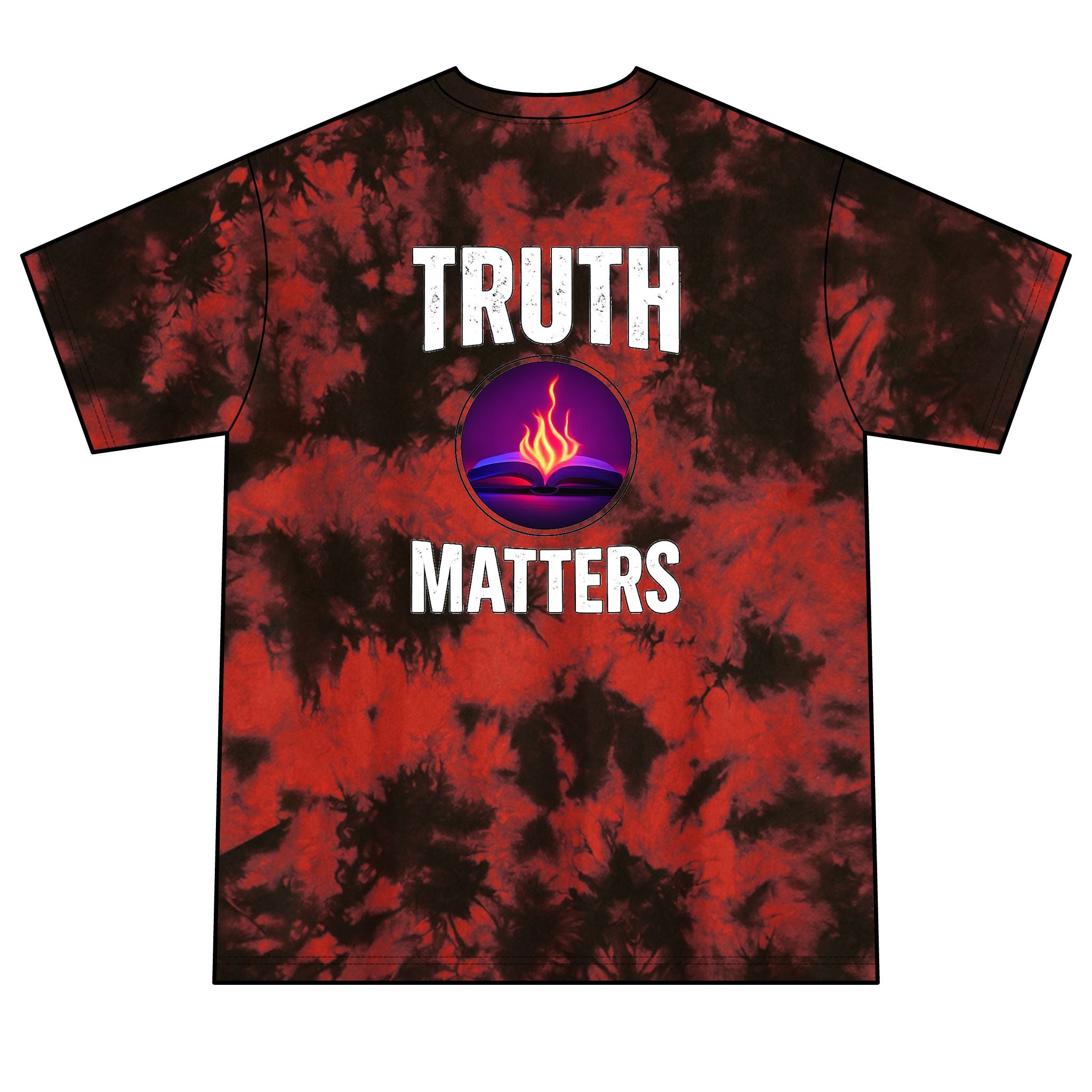 The Way Tie-Dye Tee — John 14:6 Christian Scripture Shirt