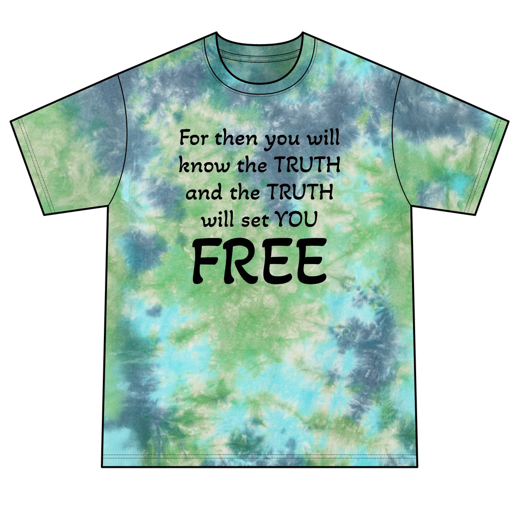 Truth Matters Tie-Dye Tee with John 8:32