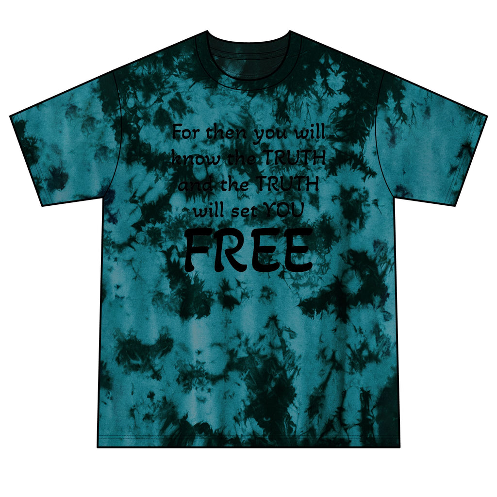 Truth Matters Tie-Dye Tee with John 8:32