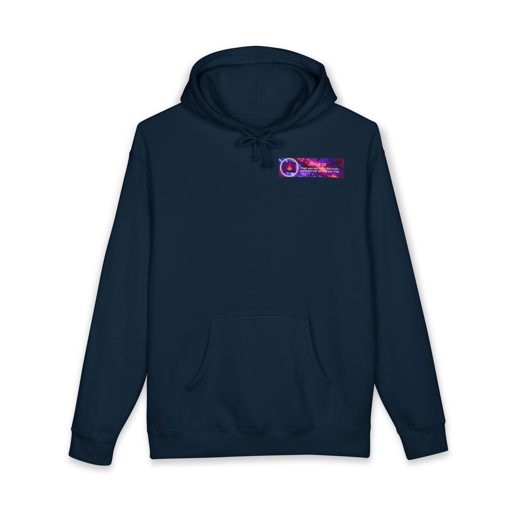 Truth Matters Hoodie — Spiritual Flame Graphic Hooded Sweatshirt
