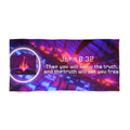Beach Towel — John 8:32 Christian Scripture Beach Towel
