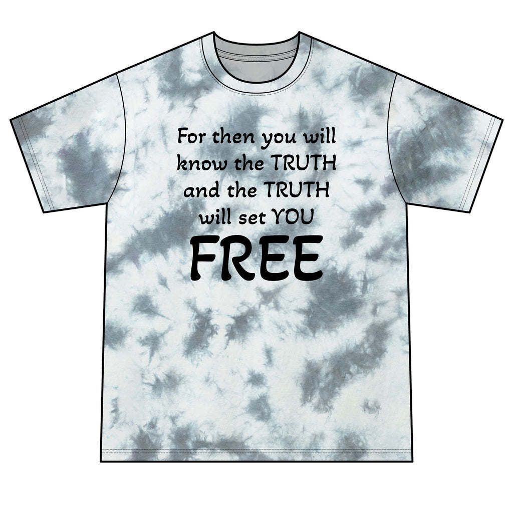 Truth Matters Tie-Dye Tee with John 8:32