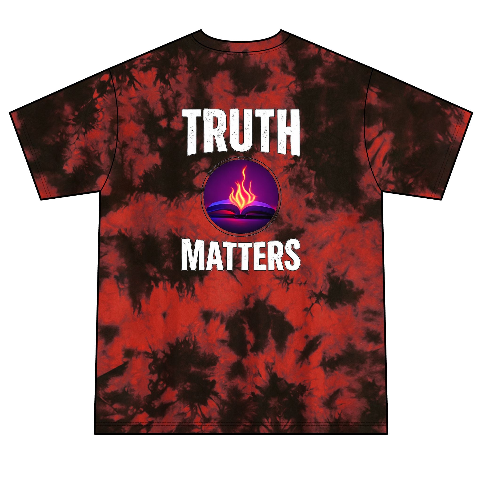Jesus is the way Tie-Dye Tee — "John 14:6 quote"