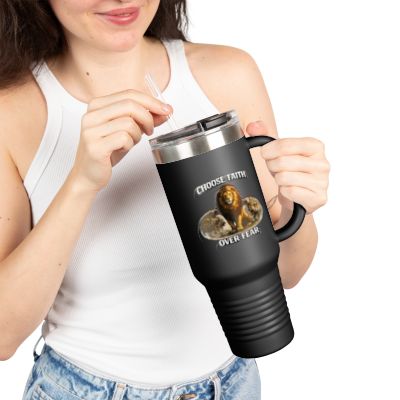 Choose Faith Over Fear 40oz Insulated Travel Mug