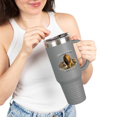 Choose Faith Over Fear 40oz Insulated Travel Mug