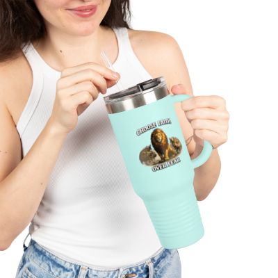 Choose Faith Over Fear 40oz Insulated Travel Mug