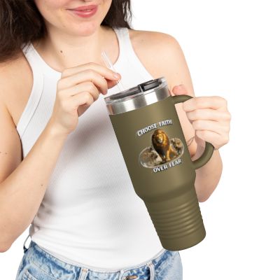 Choose Faith Over Fear 40oz Insulated Travel Mug