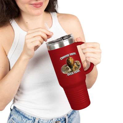 Choose Faith Over Fear 40oz Insulated Travel Mug