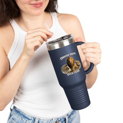 Choose Faith Over Fear 40oz Insulated Travel Mug