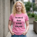 Jesus Freak Christian T-shirt with Decorative Cross