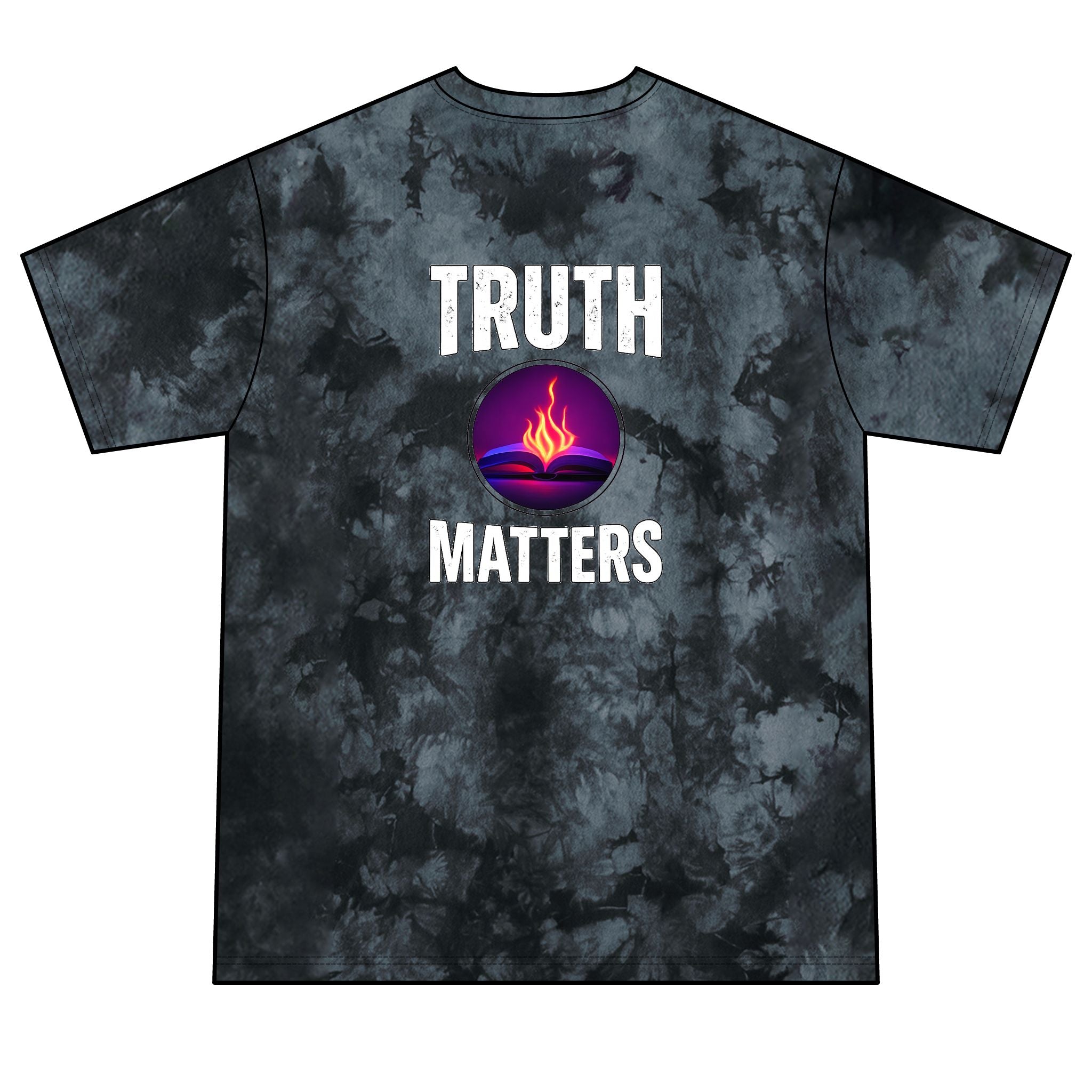 The Way Tie-Dye Tee — John 14:6 Christian Scripture Shirt