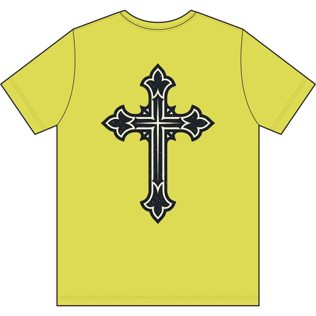 Jesus Freak Christian T-shirt with Decorative Cross