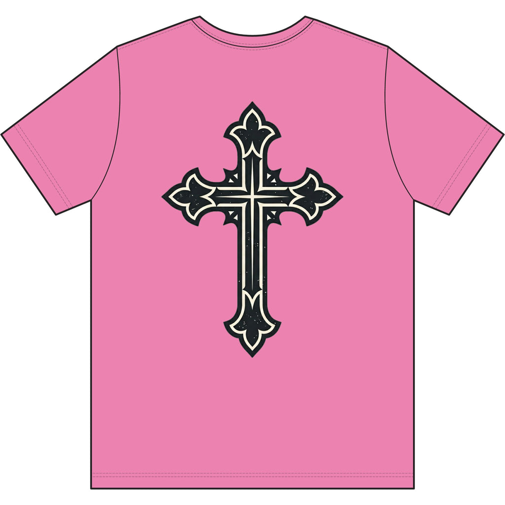 Jesus Freak Christian T-shirt with Decorative Cross