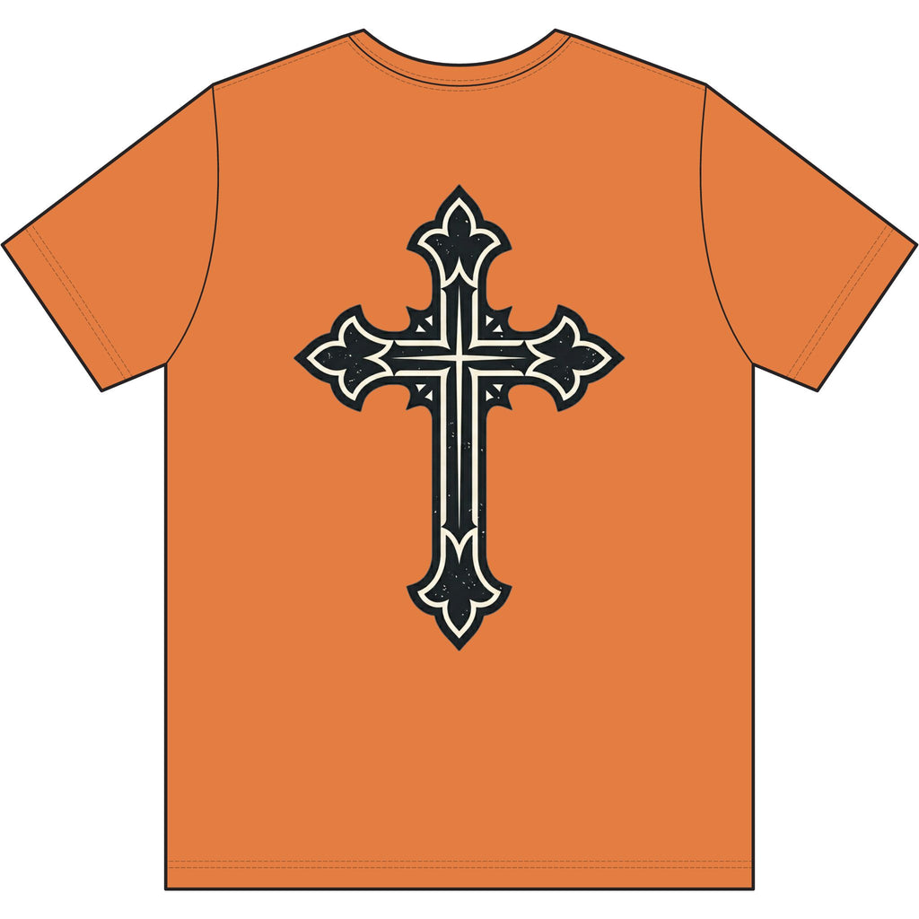 Jesus Freak Christian T-shirt with Decorative Cross