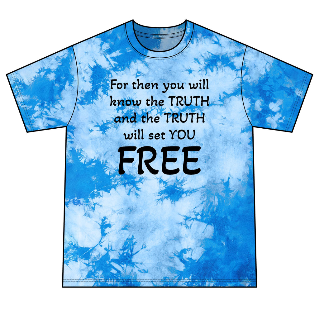 Truth Matters Tie-Dye Tee with John 8:32