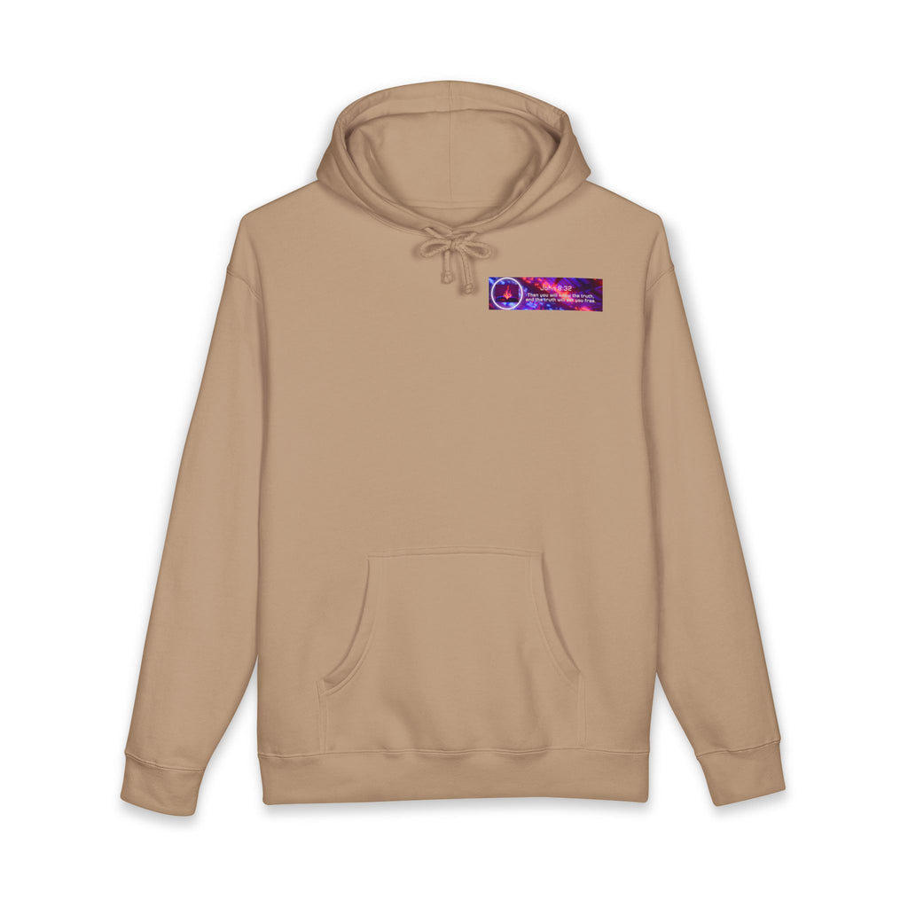 Truth Matters Hoodie — Spiritual Flame Graphic Hooded Sweatshirt