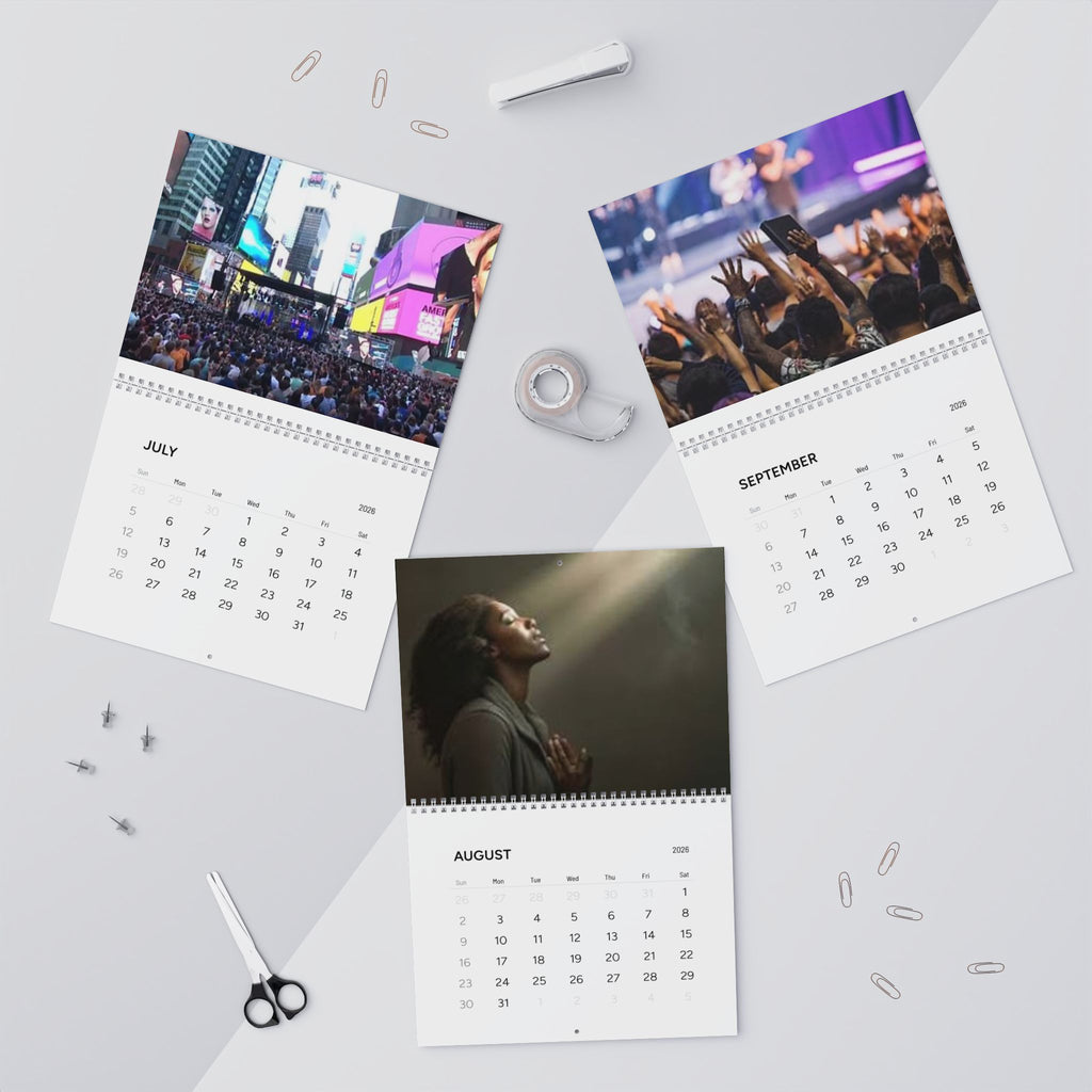 2026 Revival NOW! Worship Wall Calendar — Monthly Faith & Prayer Photos
