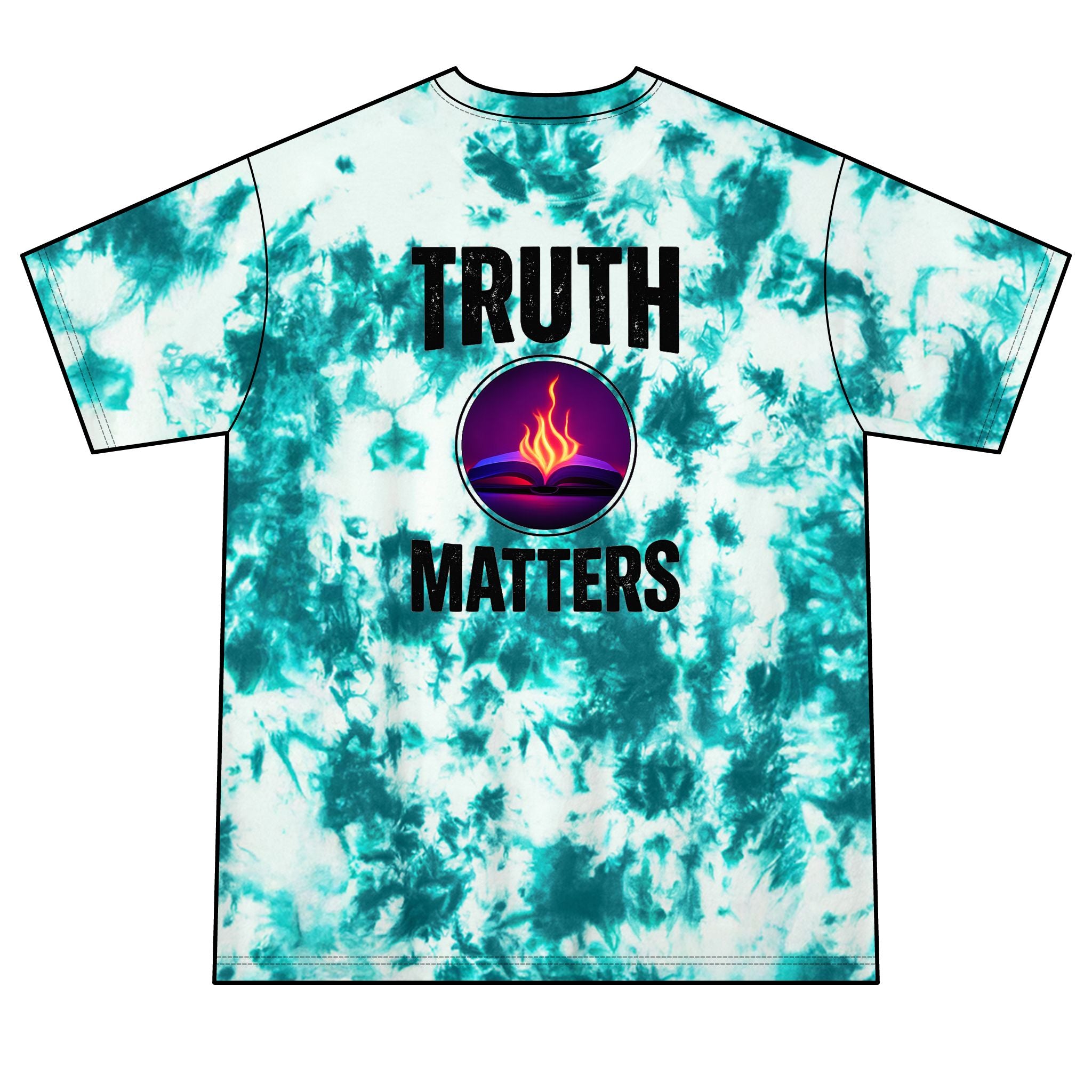 The Way Tie-Dye Tee — John 14:6 Christian Scripture Shirt