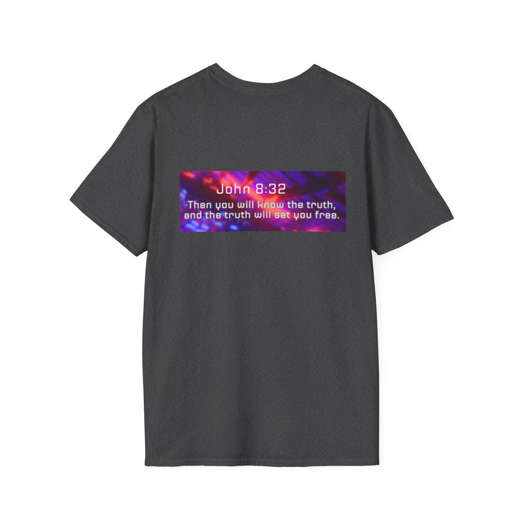 Truth Matters Brand T‑Shirt — Christian Faith Tee with Bible verse on back