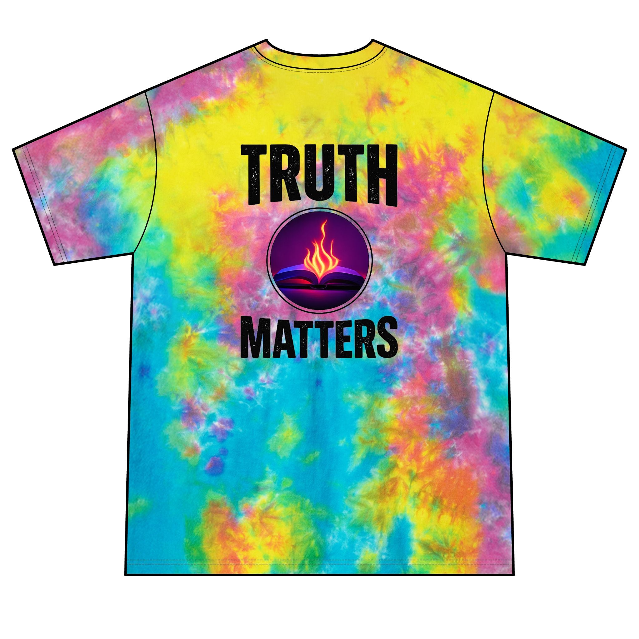 The Way Tie-Dye Tee — John 14:6 Christian Scripture Shirt