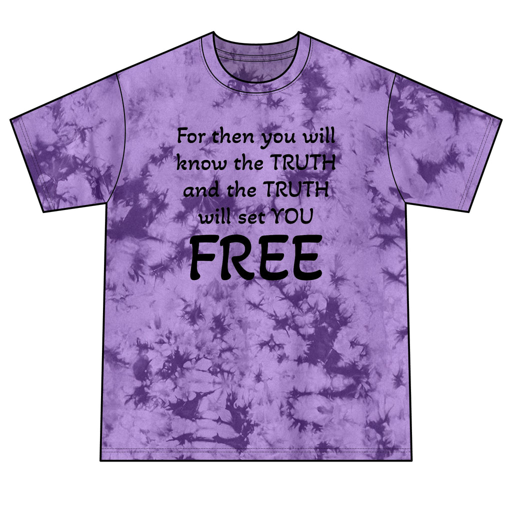 Truth Matters Tie-Dye Tee with John 8:32