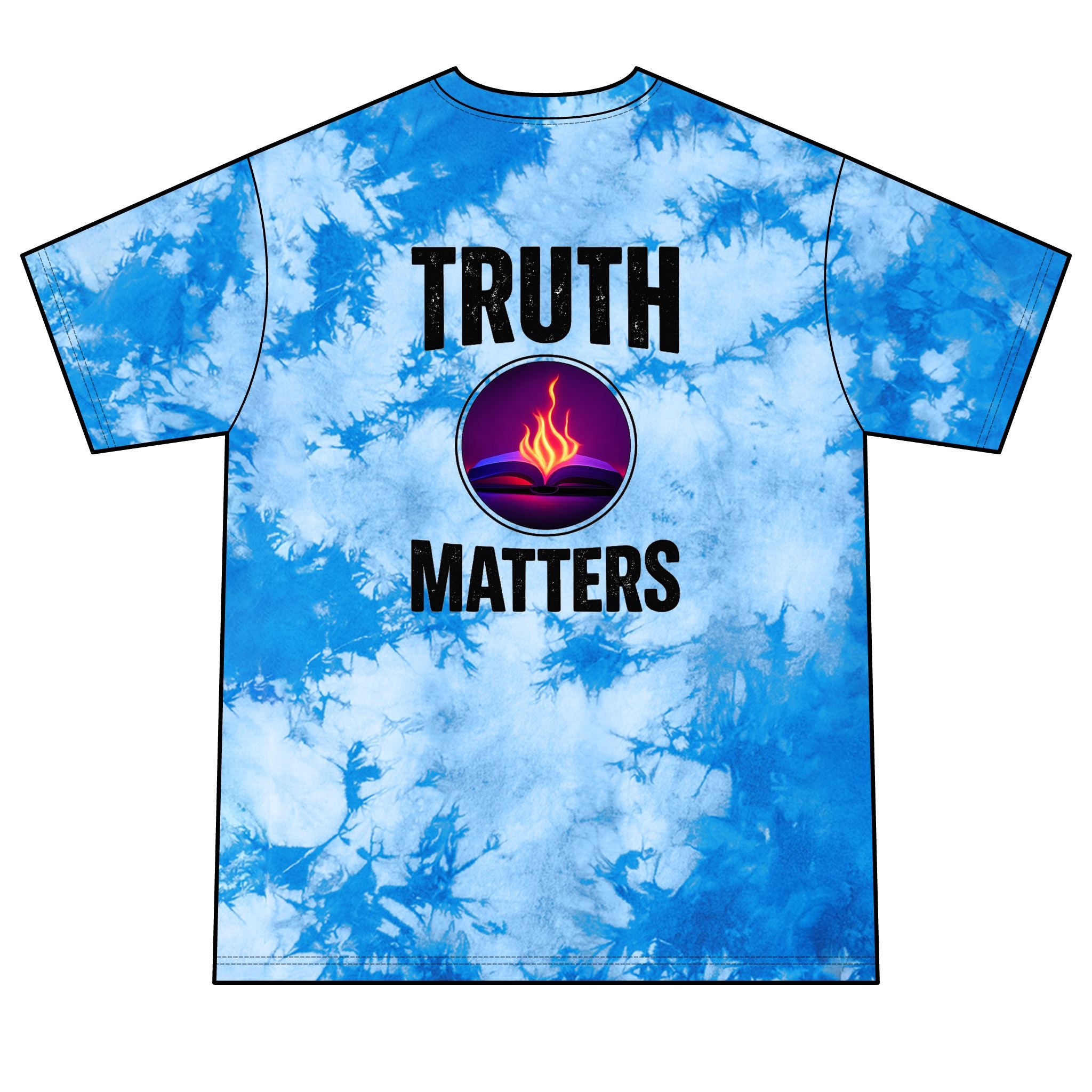 The Way Tie-Dye Tee — John 14:6 Christian Scripture Shirt