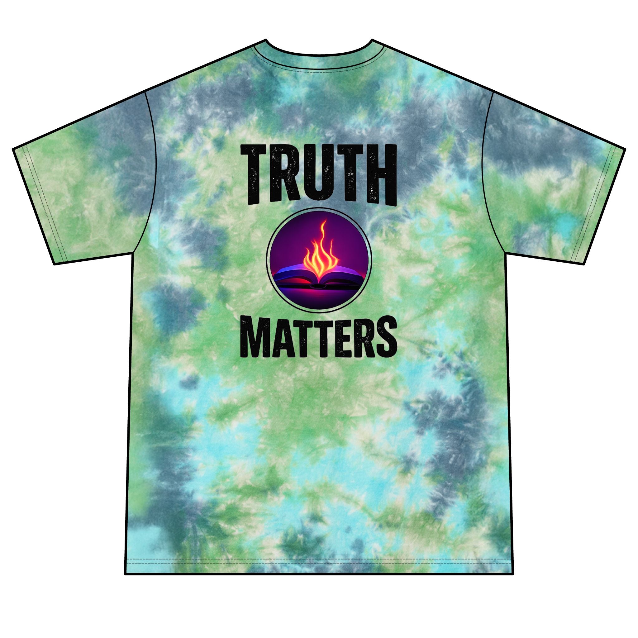 The Way Tie-Dye Tee — John 14:6 Christian Scripture Shirt