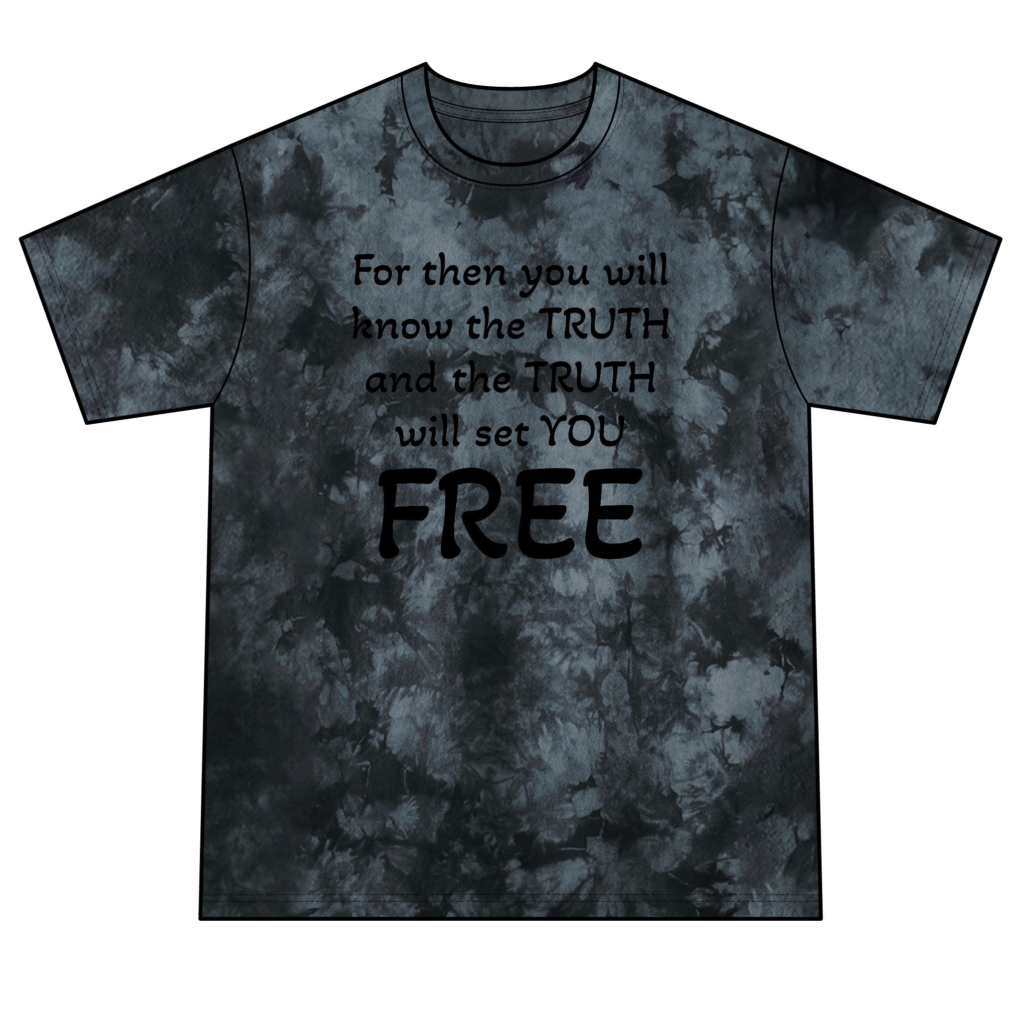 Truth Matters Tie-Dye Tee with John 8:32