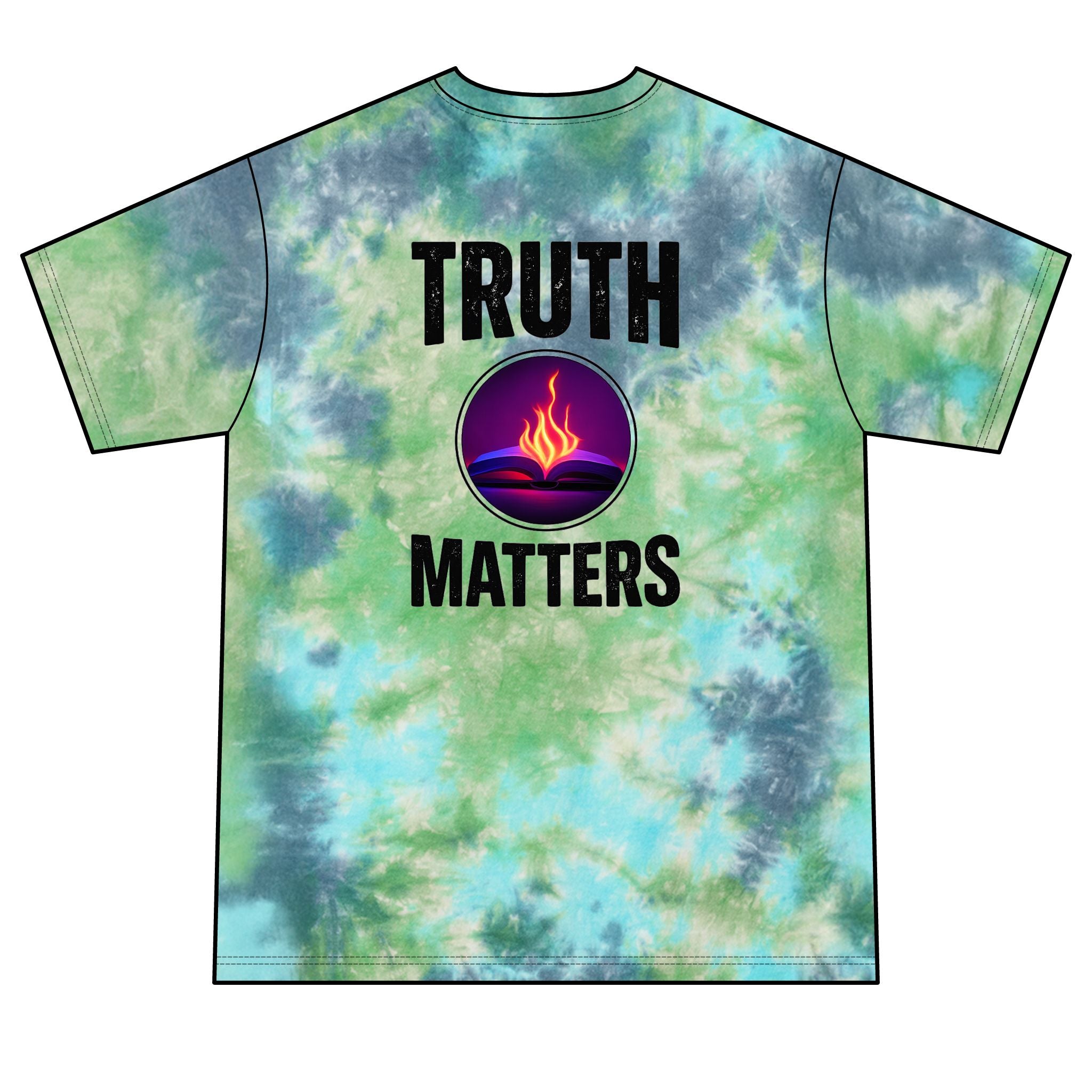Truth Matters Tie-Dye Tee with John 8:32