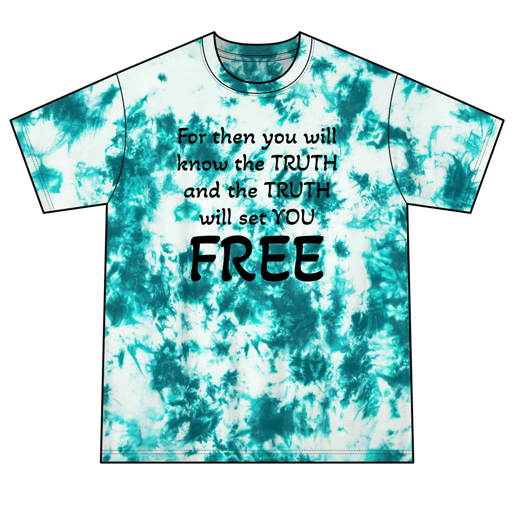 Truth Matters Tie-Dye Tee with John 8:32